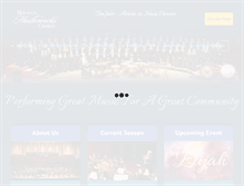 Tablet Screenshot of houstonmasterworks.org
